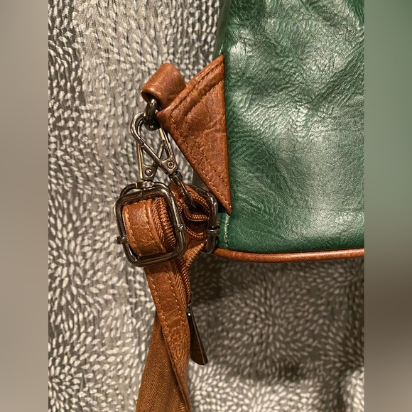 Yorkshire Faux Leather Backpack Purse - Picture 4 of 9